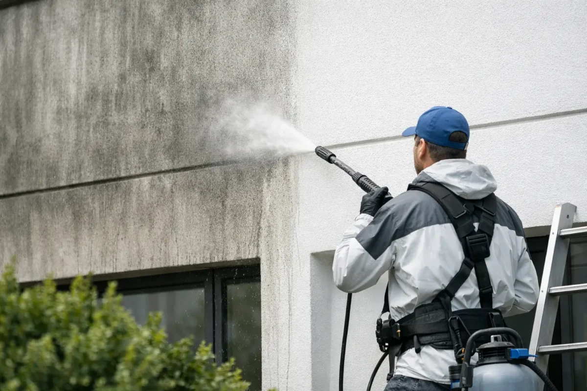Ako odstrániť smog z fasády bez poškodenia